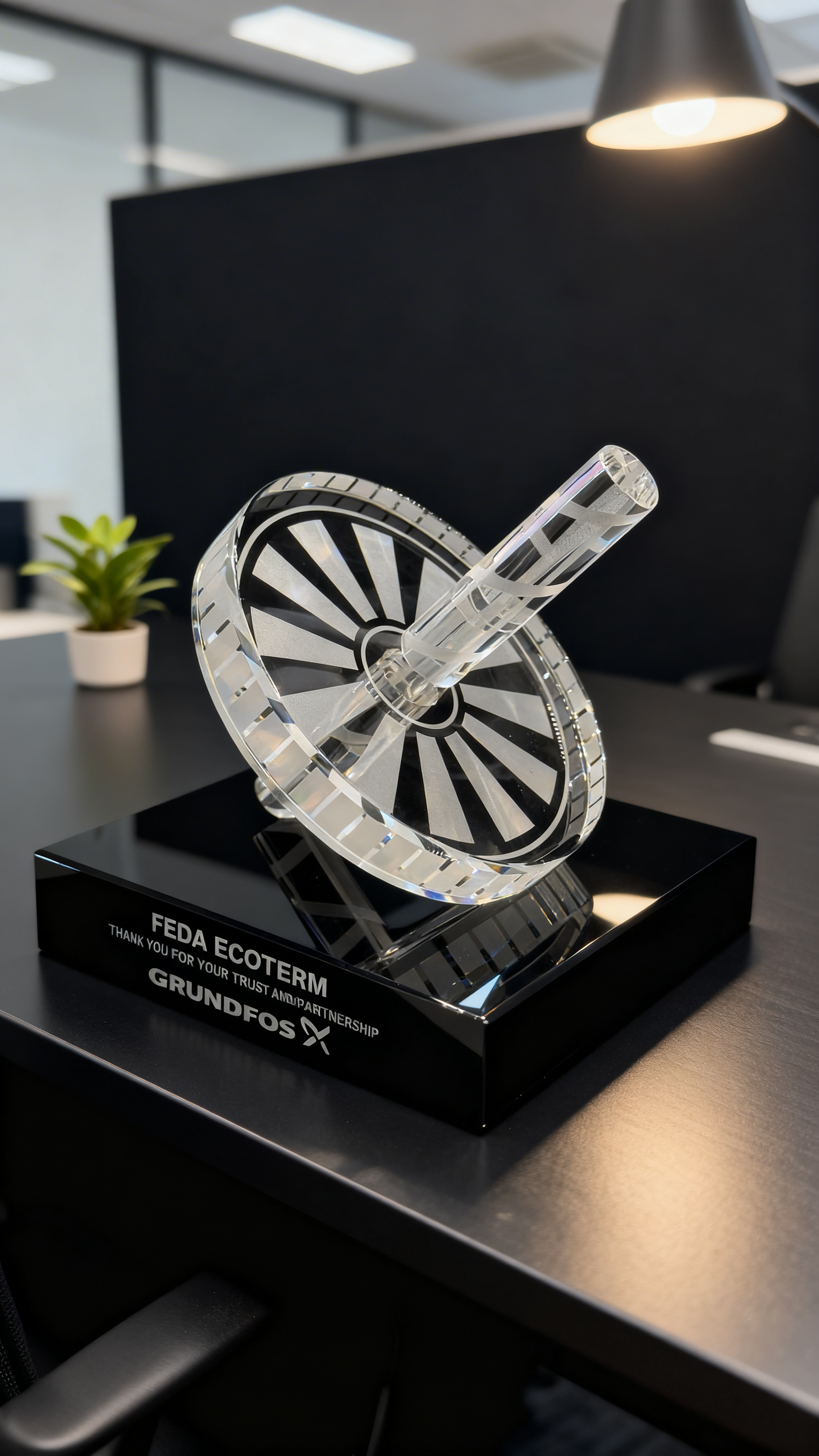 Crystal Flame Award view 3