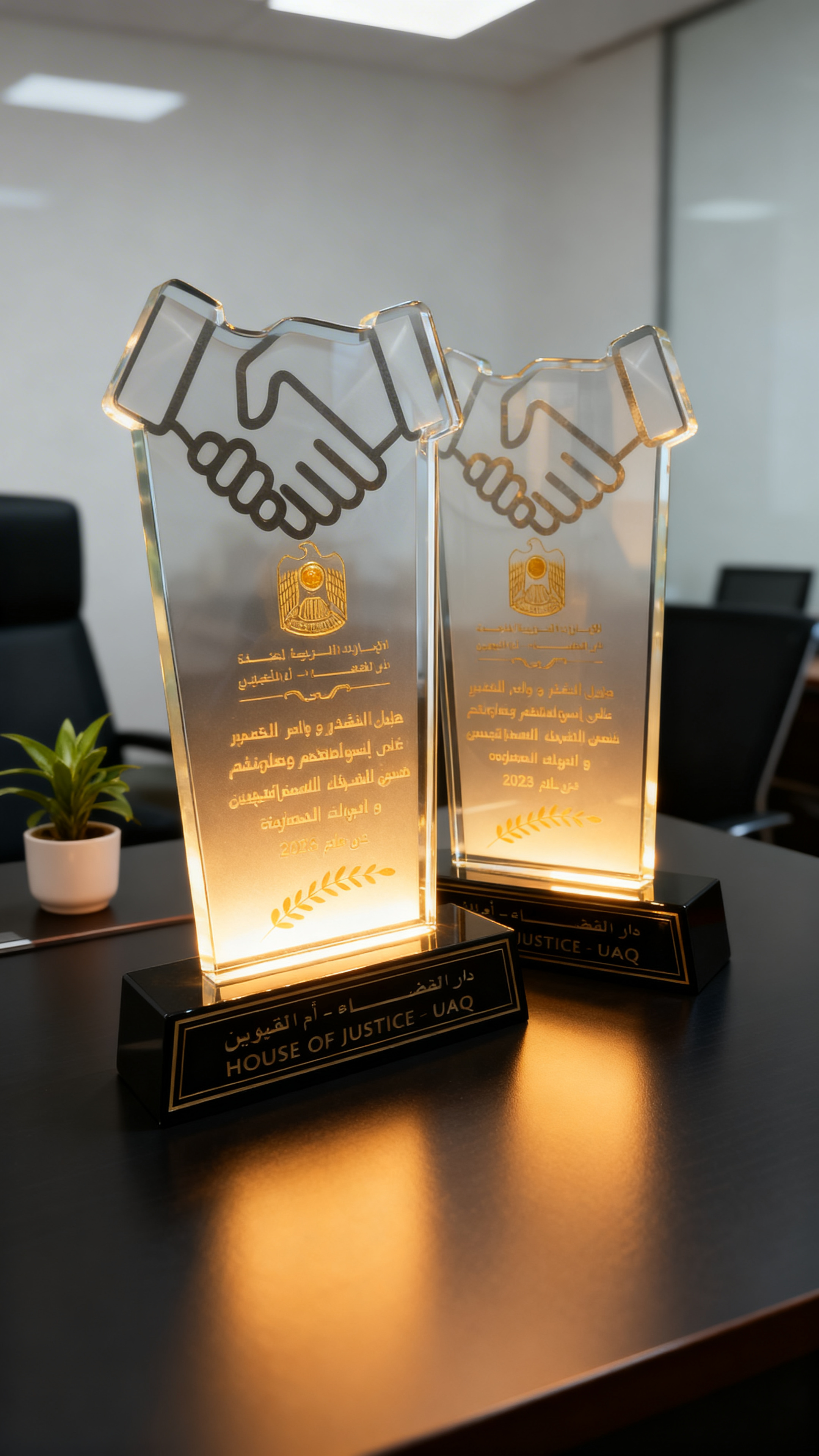 Acrylic Wave Trophy view 3