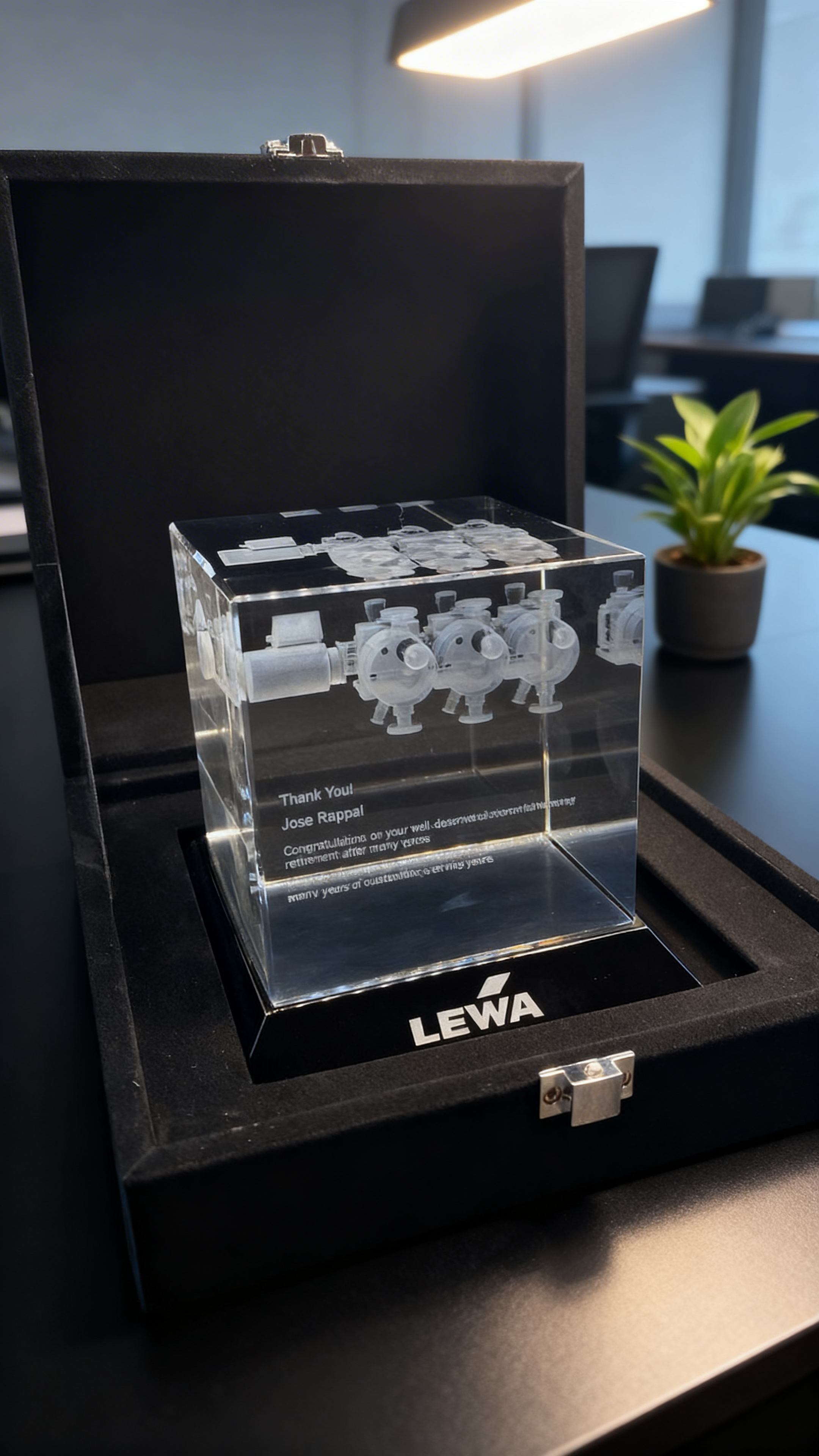 Wooden Modern Trophy view 2